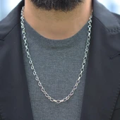 Elips Doch 5mm 65cm Gümüş Erkek Zincir thumbnail 1
