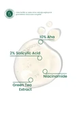 Aha %10 Bha %2 Peeling Etkili Serum 30ml - Cilt Yenileyici Ölü Hücre Temizleyici Yeşil Çay Vegan - 2