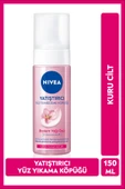 NIVEA Yatıştırıcı Yüz Yıkama Köpüğü 150ml, Derinlemesine Temizlik, Nemlendirici, Hassas ve Kuru Ciltler thumbnail 1