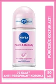 NIVEA Kadın Roll-on Deodorant Pearl & Beauty 50ml, 72saat Anti-perspirant, Yumuşak Ve Pürüzsüz Koltuk Altı - 1