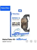 HainoTeko Watch Ultra 10 Amoled Ekran WaterProof 3 Kordonlu Akıllı Saat Siyah - 6