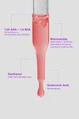 SHE VEC RED OF LOVE - AHA %10 & BHA %2 Cilt Tonu Eşitleyici Canlandırıcı Kırmızı Peeling Serum 30ml - 3