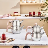 Karaca Verde İndüksiyon Tabanlı Çaydanlık Takımı Midi thumbnail 3