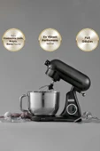 Karaca Powercast Chef Döküm Hamur Yoğurma Makinesi Matte Black 1800W 6,2L - 1