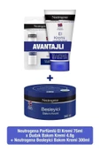 Neutrogena Norveç Formülü Besleyici Bakım Kremi 300 ml Parfümlü El Kremi 75 ml Dudak Kremi - 2
