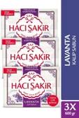 Hacı Şakir Lavanta Geleneksel Saf Kalıp Sabun 4x150 gr X3 Adet - 1