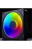 Halos Digital Rgb Led Gaming Oyuncu Fan Çerçevesi, 140mm - Siyah - 3