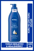 NIVEA Besleyici Vücut Sütü 400ml, Kuru Ve Çok Kuru Ciltler, 72 Saat Nemlendirici, Badem Yağı - 1