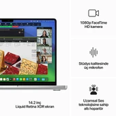 Apple Macbook Pro M3 14" Gümüş 8gb 512gb Ssd MR7J3TU/A - 5