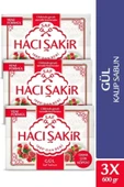 Hacı Şakir Gül Saf Kalıp Sabun 4x150 gr x 3 Adet - 1