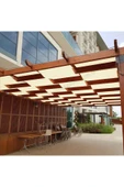 size ne lazım 70cm x 14m Kiremit Su Geçirmez Dekoratif Gölgelik Battı Çıktı - 6