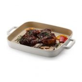 Neoflam Fika Alüminyum Döküm Dikdörtgen Izgara Tava 28 cm Metal Kulplu Grill - D-NEOF128G - 2