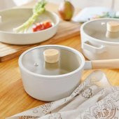 Neoflam D-NEOF218 Fika Cam Kapaklı Alüminyum Döküm Sos Tenceresi 18 cm. - 4