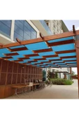 size ne lazım 50cm x 13m Yeşil Su Geçirmez Dekoratif Gölgelik Battı Çıktı - 5