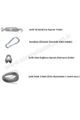 size ne lazım 1m x 5.5m Şeffaf Balkon, Teras Perdesi ve Bağlantı Ekipmanları - 7