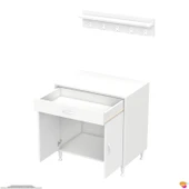 Modilayn DOQU (XXL) Set Ocak Altı Dolap 75x88x56 cm, Çekmeceli, Kapaklı, Tüp Bölmeli Ve Baharat Raflı - 10