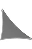 size ne lazım Sizenelazım Üçgen Gölgelik Antrasit Gri Waterproof Su Itici Kumaş 3x3x4.25mt thumbnail 3
