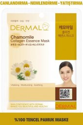 DERMAL Canlandırıcı, Nemlendirici, Pürüzsüzleştirici Papatya Özlü Kollajen Maske 23 Gr - 1