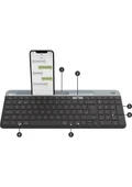 Logitech K580 Slim 920-010624 Siyah Q Kablosuz Klavye - 6
