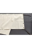 size ne lazım Krem Su Geçirmez Oxford Kumaş Dekoratif Gölgelik 0.5m X 5m - 3