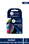 Jenbol Kinesiology Tape Ağrı Bandı 5 cm x 5 m - Yeşil - 1
