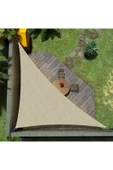 size ne lazım Sizenelazım Krem Jüt Üçgen Gölgelik 4x4x5.80mt - 1
