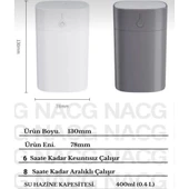 H2O Humidifier 400 Ml Taşınabilir Hava Nemlendirici Buhar Makinesi Ve Aroma Difüzörü - 3