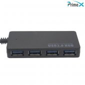 PrimeX PX-2520X4 Type-C USB 3.0 4 Port Çoklayıcı 5Gbps U31x4 - 2