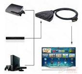 3 Port Kablolu Hdmi Switch Çoklayıcı Çoğaltıcı Splitter - 3