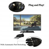 3 Port Kablolu Hdmi Switch Çoklayıcı Çoğaltıcı Splitter - 6