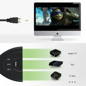 3 Port Kablolu Hdmi Switch Çoklayıcı Çoğaltıcı Splitter - 8