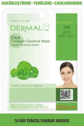 DERMAL Canlandırıcı, Yenileyici, Sakinleştirici Centella Asiatica Özlü Kolajen Maske 23 Gr thumbnail 1