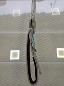 201624 Mavi Reflektörlü Yumuşak Doku Boyun Tasma  2.5x60 cm Boyun: Min:38 Max: 47 cm - 2