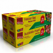 TO-Fİ-TA 80 ADET BUZDOLABI POŞETİ 4 AL 3 ÖDE ORTA BOY - 1