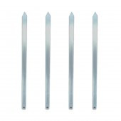 Paslanmaz Metal Adana Şiş 4lü - (1 Adet Şiş: 50 Cm) - 1