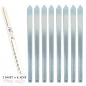 Paslanmaz Metal Adana Şiş 8 Adet - (1 Adet Şiş: 50 Cm) - 2
