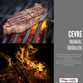 Mangal Kömürü 1,5 Kg (Çıra ve Eldiven Hediyeli) - 3
