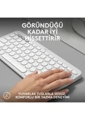 Logitech Pebble Keys 2 K380S 920-011860 Beyaz TKL Q Kablosuz Klavye - 5