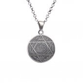 Mührü Süleyman 925 Ayar Gümüş Bayan Kolye thumbnail 2