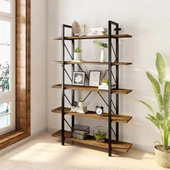 Kitaplık Ahşap Kitaplık Masif Kitaplık Çocuk ve Oturma Odası Kitaplık - 1