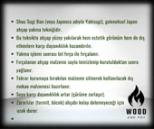 Wood&Pot Yakisugi Dış Mekan  Saksı - 28x28x30 - 6