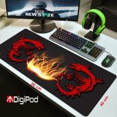 Gaming Mousepad Oyuncu Mousepad 90X40 Xxl Büyük Oyuncu Mousepad Kaymaz Taban 4mm thumbnail 3