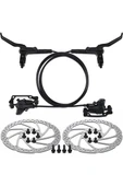 SAIGUAN HİDROLİK FREN SETİ ÖN - ARKA [ROTOR 160-KABLO 70-140 cm] - 4