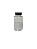 200ml şeffaf  tablet şişesi siyah kapak, 12 adet, tablet şişesi, ecza şişesi, kozmetik şişe - 1