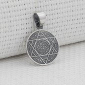 Mührü Süleyman 925 Ayar Gümüş Kolye Ucu thumbnail 1