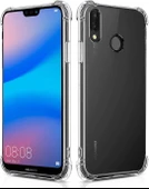Huawei P20 Lite Uyumlu Darbe Önleyici Sararmaya Dayanıklı Airbag Korumalı Ultra Slim TPU Şeffaf Silikon Kılıf - 2