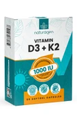 Naturagen Vitamin D3 + K2 1000 IU 60 Kapsül - 4