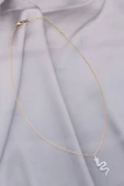 Trend Zirkon Taşlı Yılan Model Çelik Kadın Kolye - 2