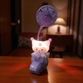 KUROMİ MASA LAMBASI MİNİ FAN KALEMTRAŞ MİNİ VANTİLATÖR USB ŞARJLI thumbnail 3