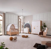 ALVİN BEBEK ODASI TAKIMI - MEŞE thumbnail 1